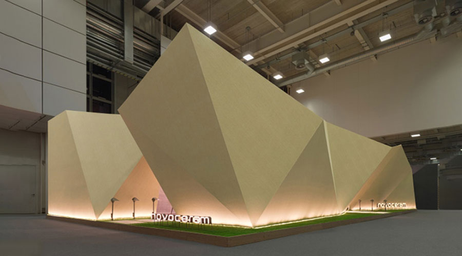 طراحی هوشمندانه غرفه های کوچک و طراحی با الهام از اوریگامی | شرکت غرفه سازی رایمون