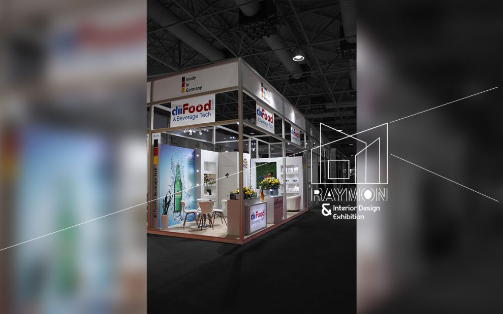 غرفه شرکت diifood سال 1401 | طراحی شرکت رایمون