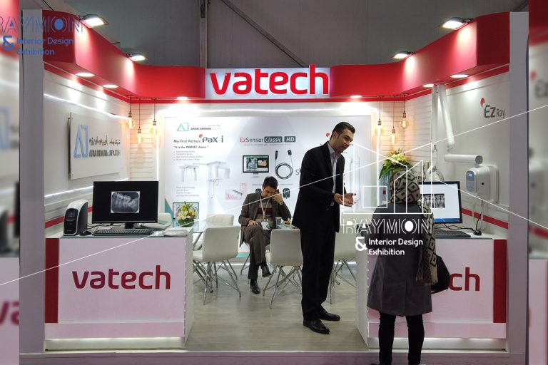 غرفه شرکت آرین درمان پژوه سال 98 | طراحی شرکت رایمون