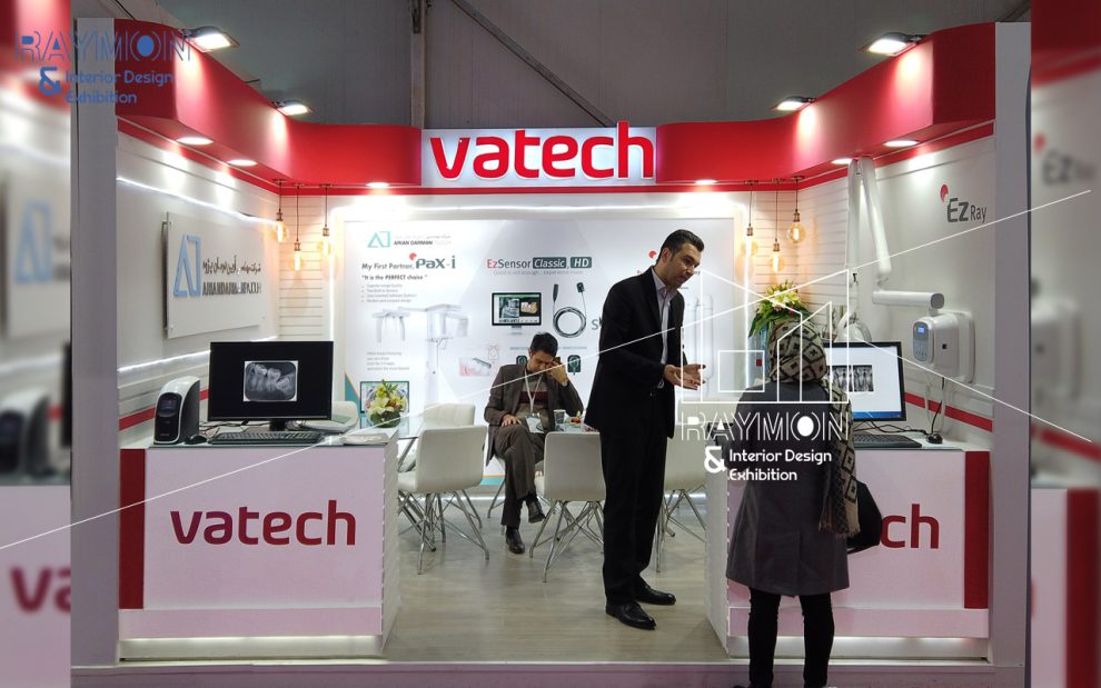 غرفه شرکت آرین درمان پژوه سال 98 | طراحی شرکت رایمون