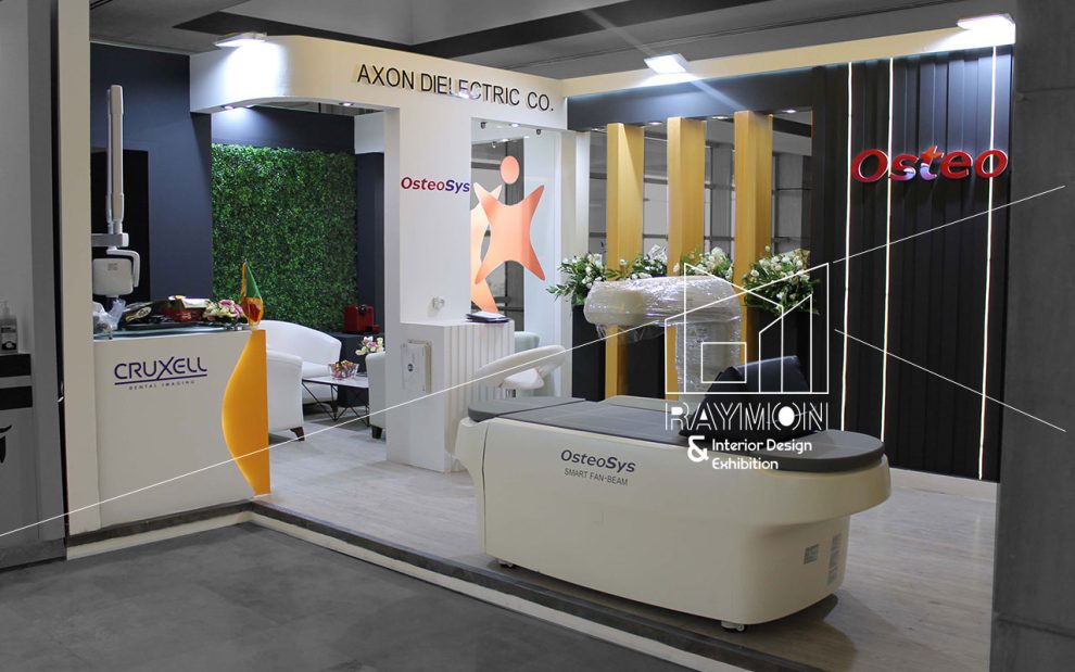 غرفه شرکت آکسون سال 1401 | طراحی شرکت رایمون