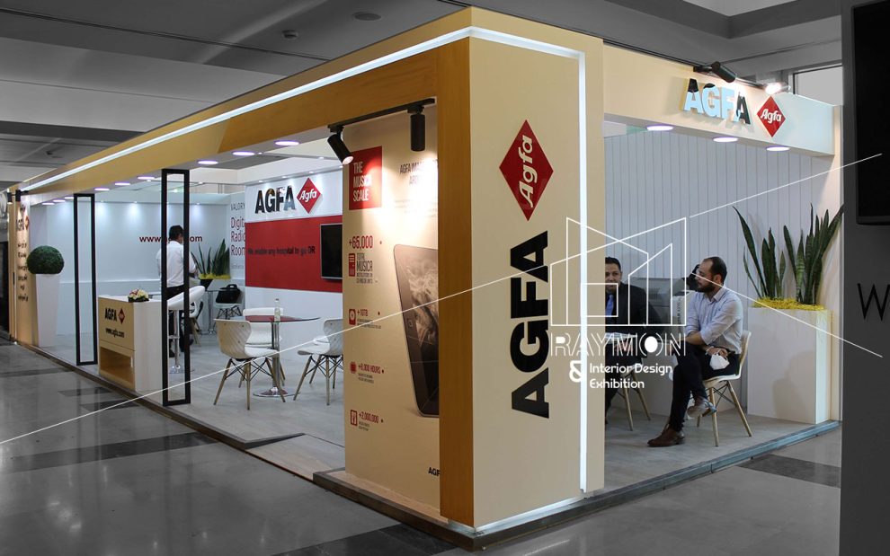 غرفه شرکت آگفا سال 1401 | طراحی شرکت رایمون