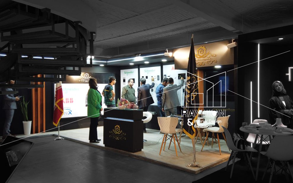 غرفه شرکت خانه هوشمند ایرانیان سال 1401 | طراحی شرکت رایمون