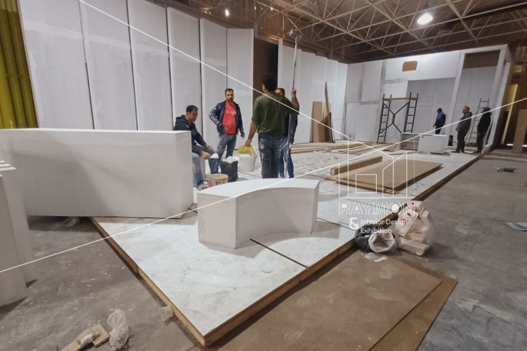 مراحل ساخت غرفه