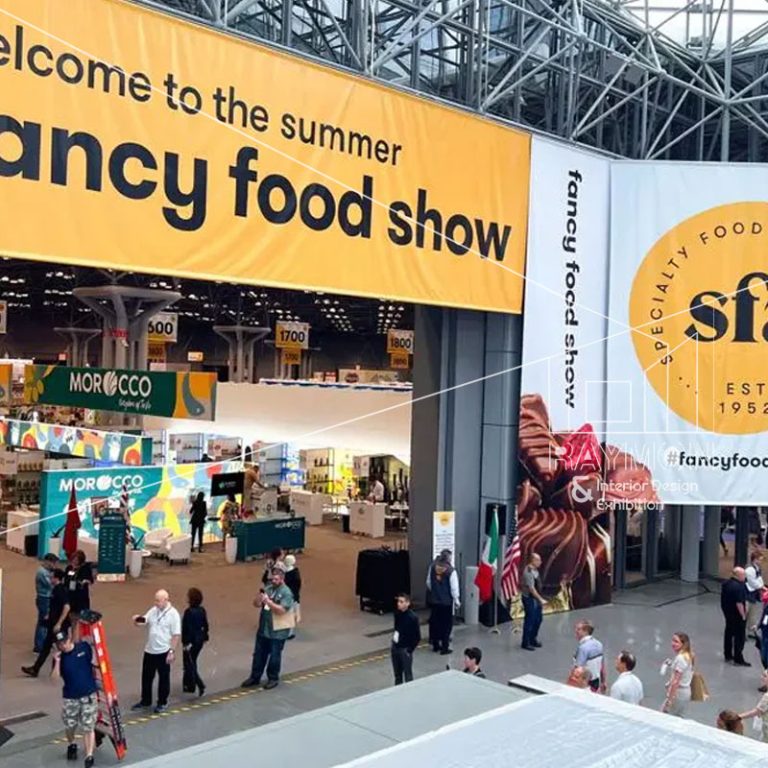 ساخت غرفه نمایشگاهی برای صنایع غذایی توسط بهترین شرکت غرفه‌سازی ایران