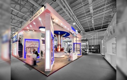 طراحی و ساخت غرفه یزد پولیکا سال 1403