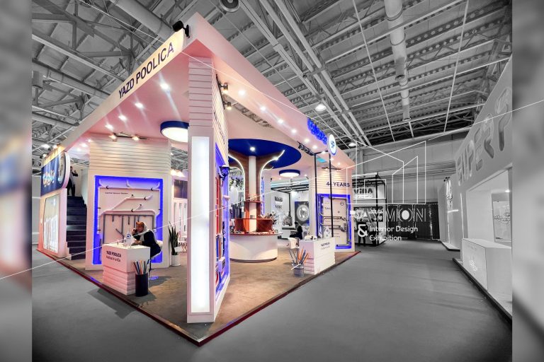 یزد-پولیکا طراحی و ساخت غرفه یزد پولیکا سال 1403