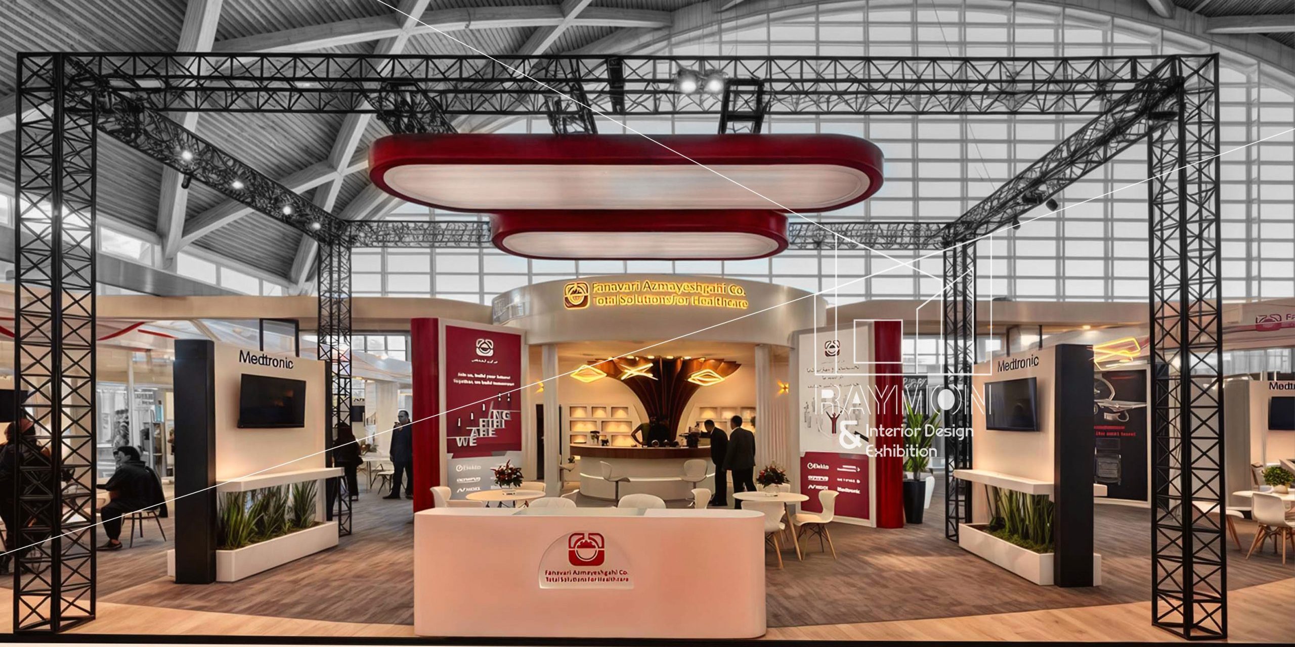 طراحی و ساخت غرفه فناوری آزمایشگاهی نمایشگاه ایران مد