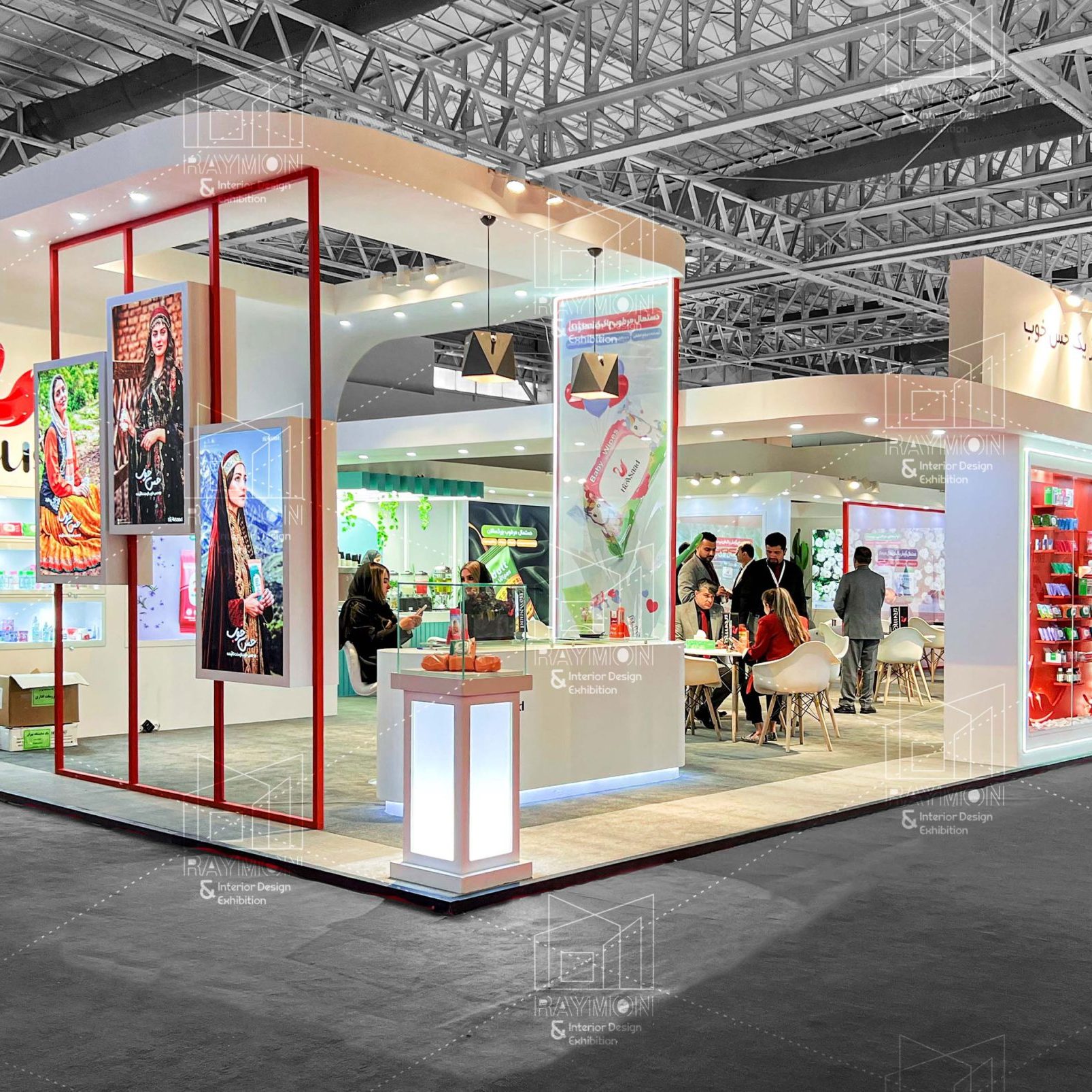 طراحی و ساخت غرفه صامد تک خزر سال 1404