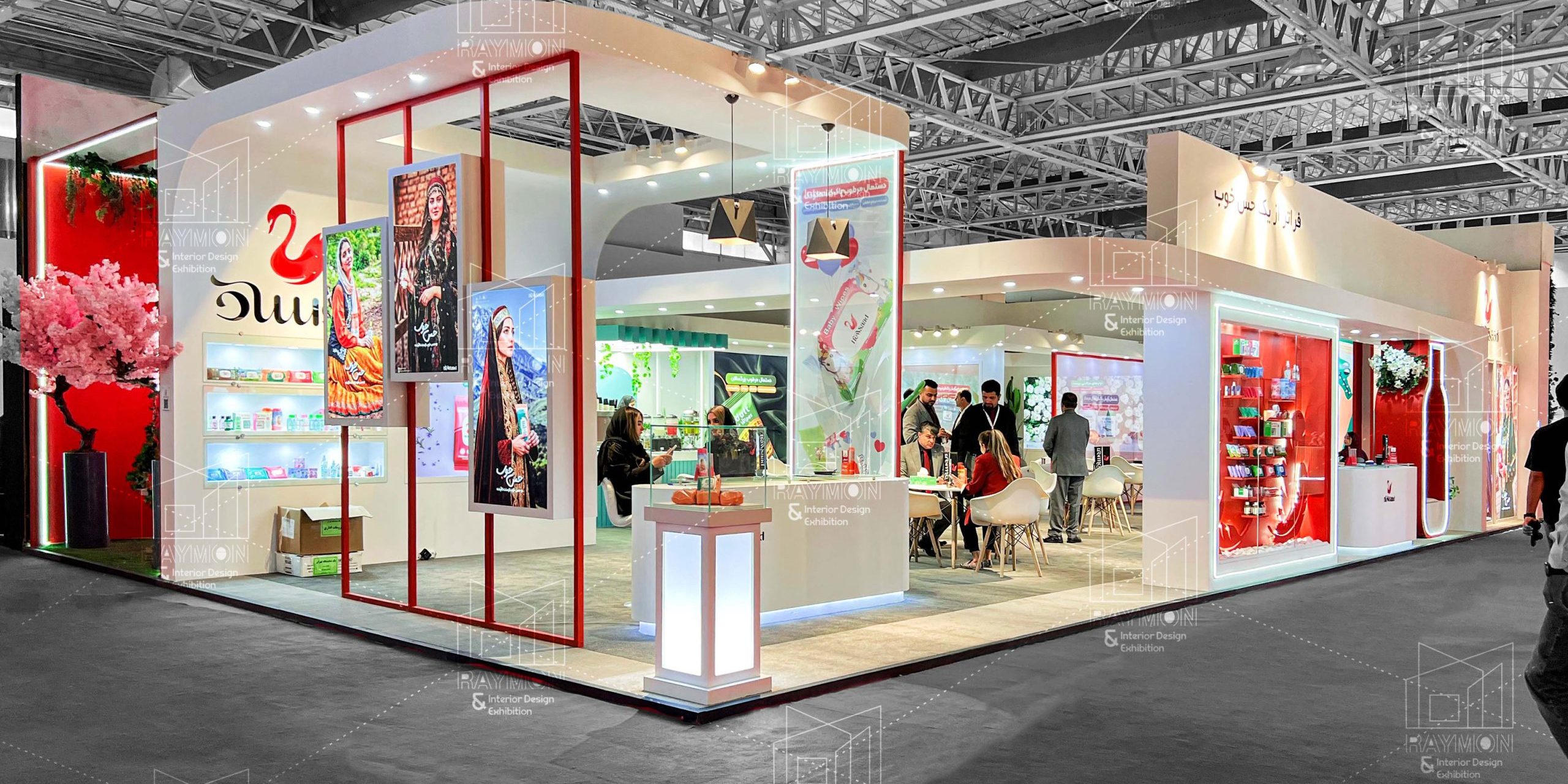 طراحی و ساخت غرفه صامد تک خزر سال 1404