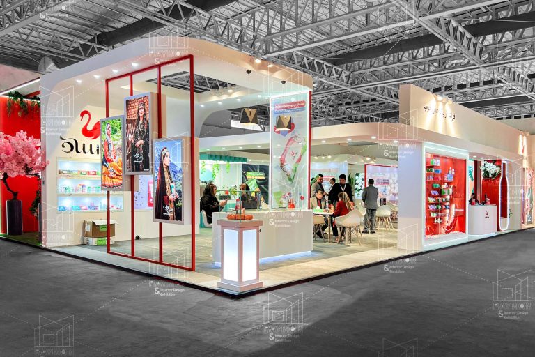 طراحی و ساخت غرفه صامد تک خزر سال 1404