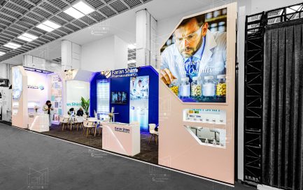 طراحی و ساخت غرفه فاران شیمی سال 1404