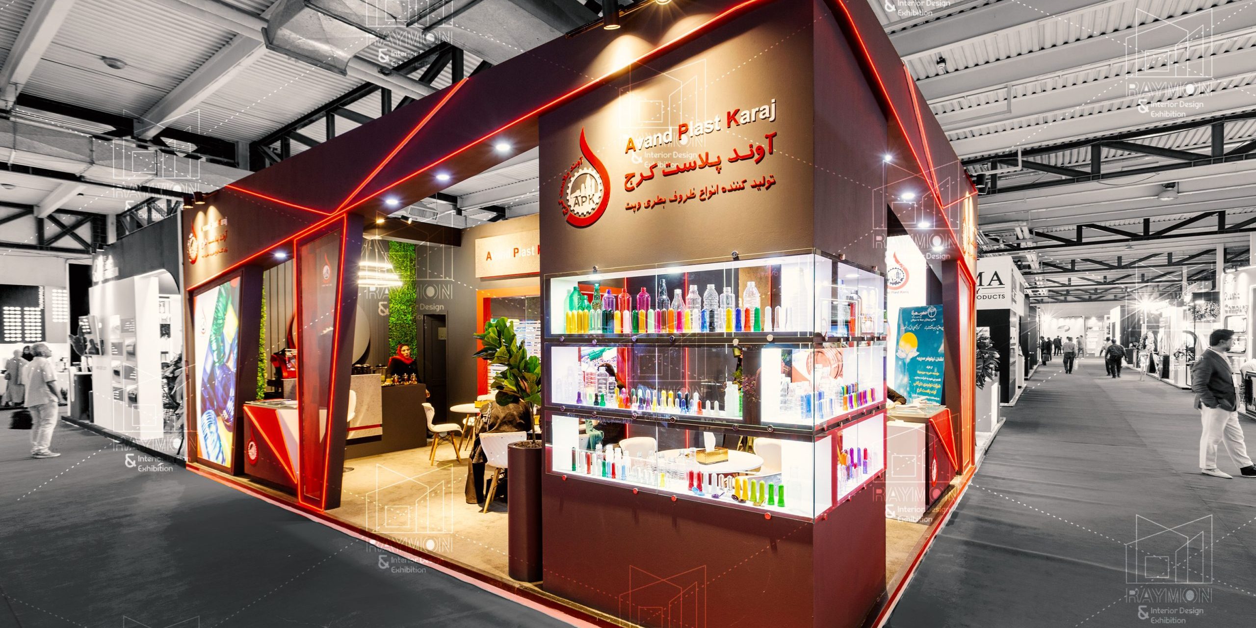 طراحی و ساخت غرفه آوند پلاست سال 1404