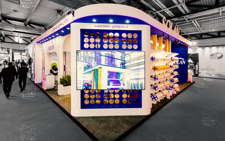 طراحی و ساخت غرفه سولان صبا سال 1404