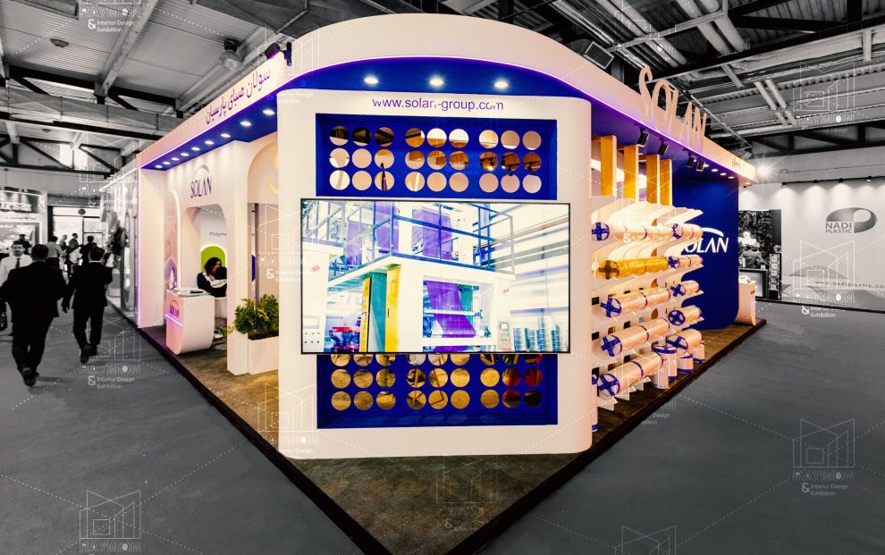 طراحی و ساخت غرفه سولان صبا سال 1404