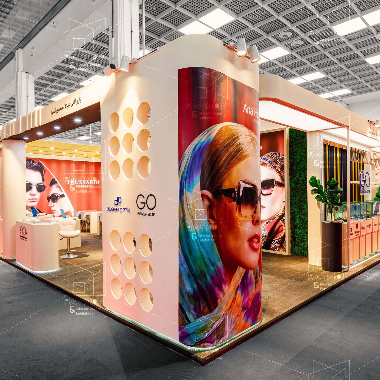 طراحی و ساخت غرفه منصور آسیا سال 1404