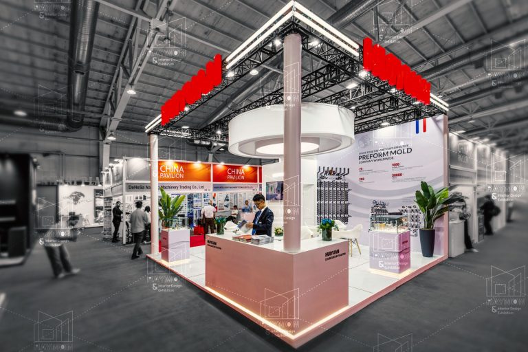 طراحی و ساخت غرفه HUIYUAN سال 1404