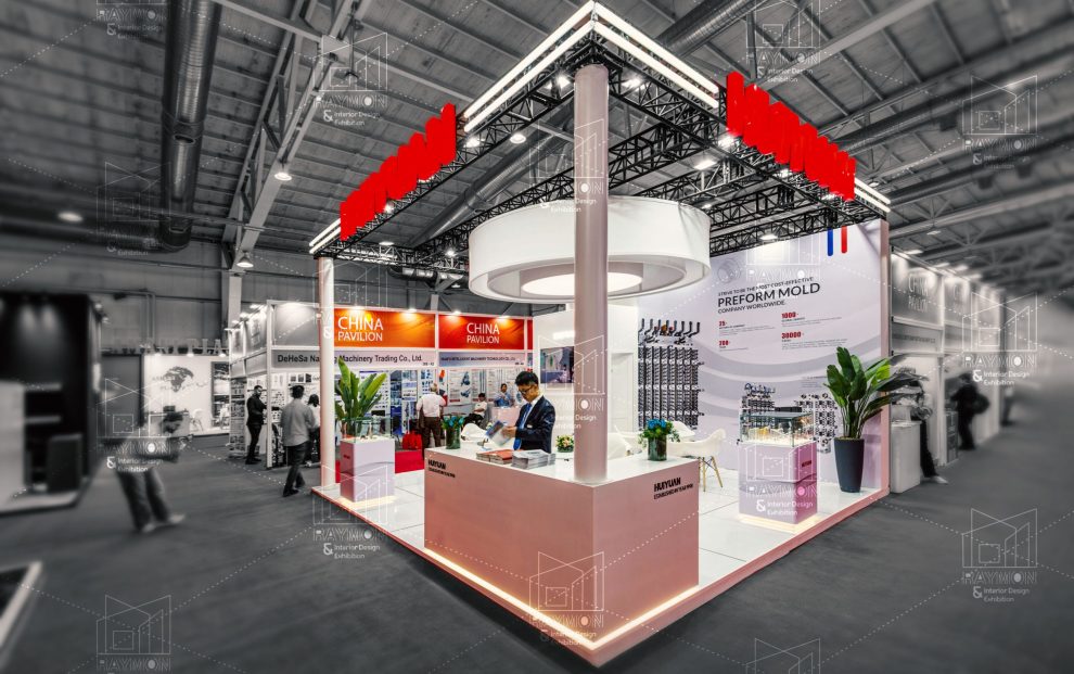 طراحی و ساخت غرفه HUIYUAN سال 1404