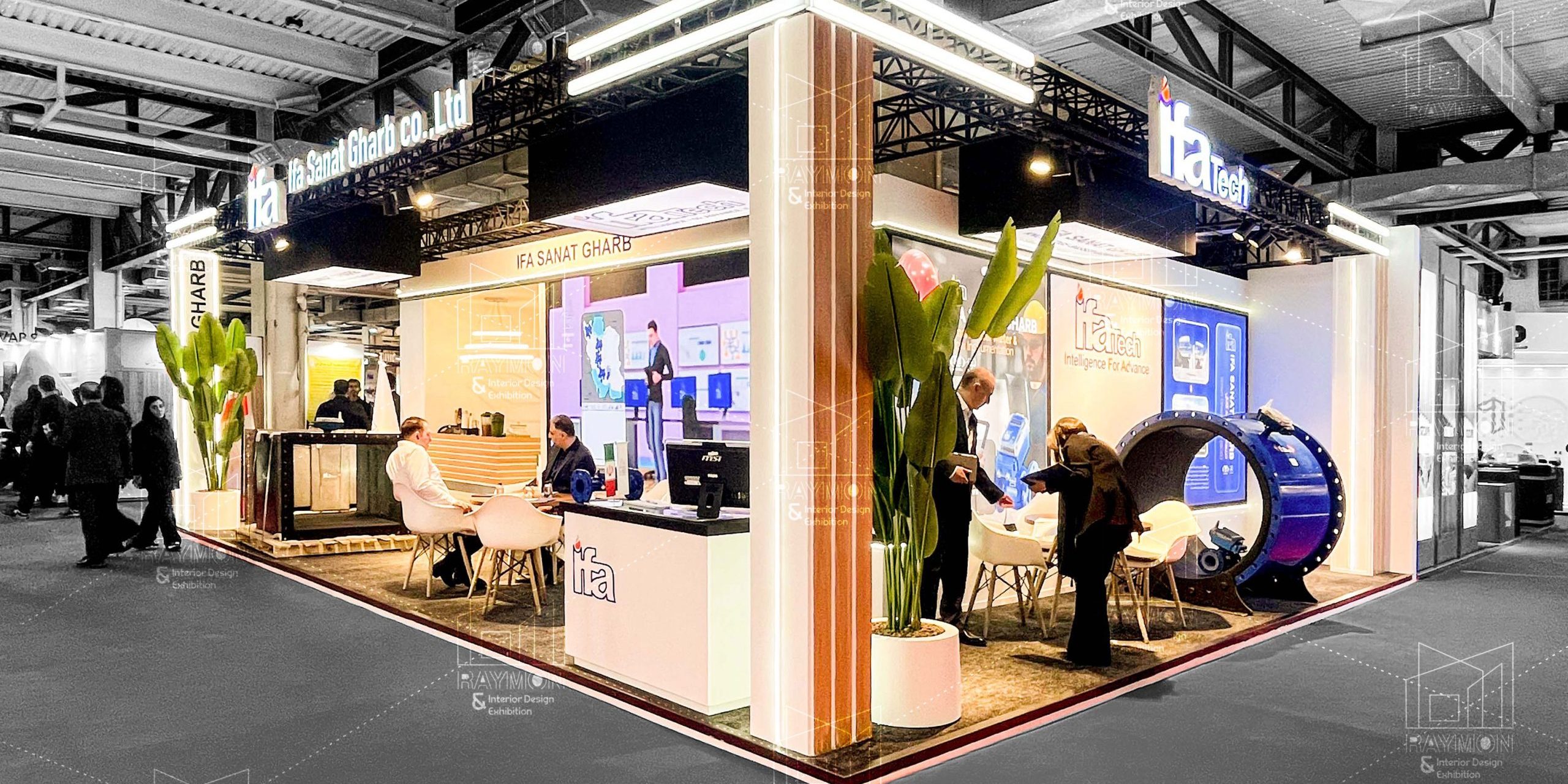 طراحی و ساخت غرفه ایفا سال 1404