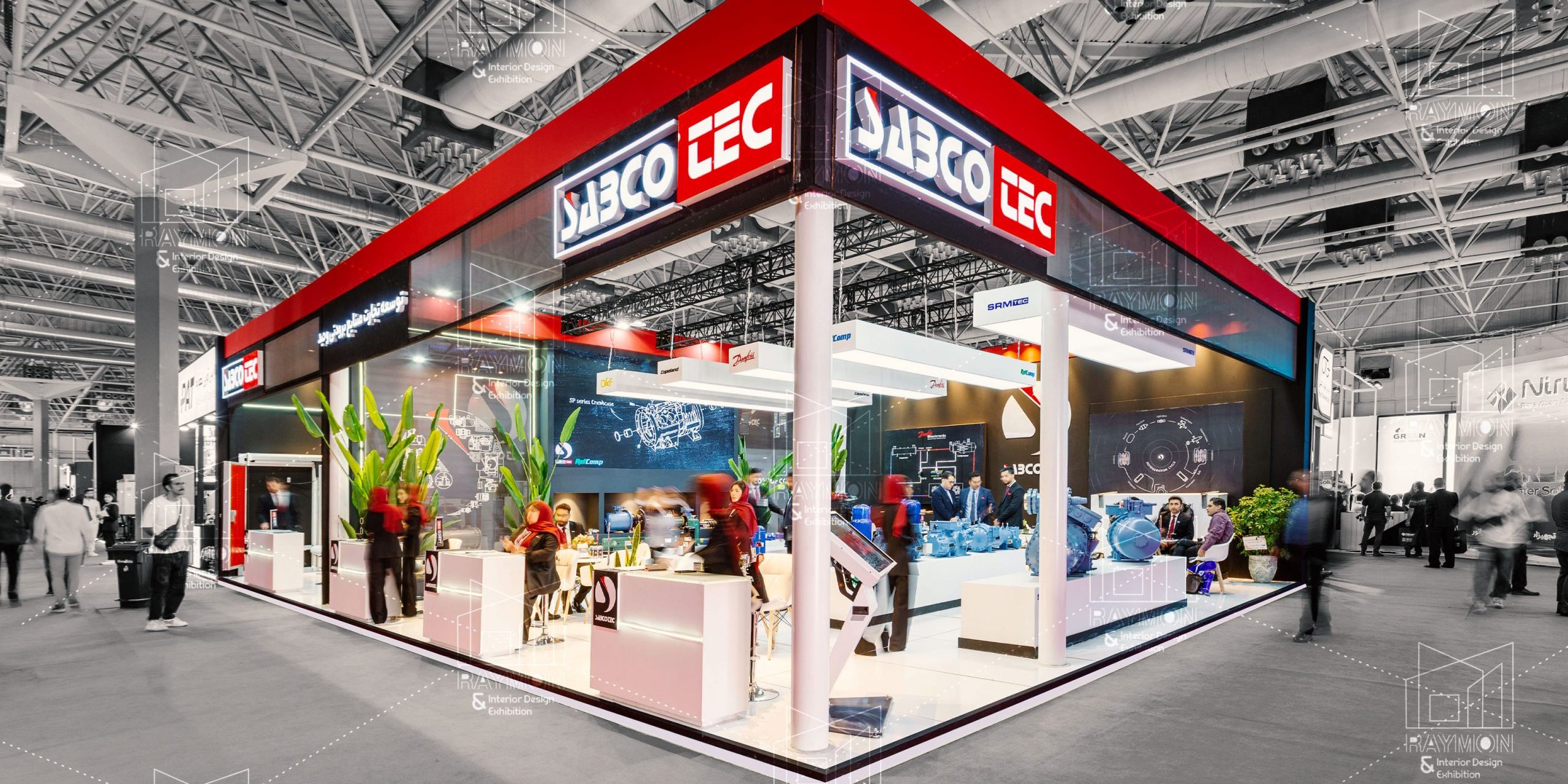 طراحی و ساخت غرفه صابکوتک سال 1404