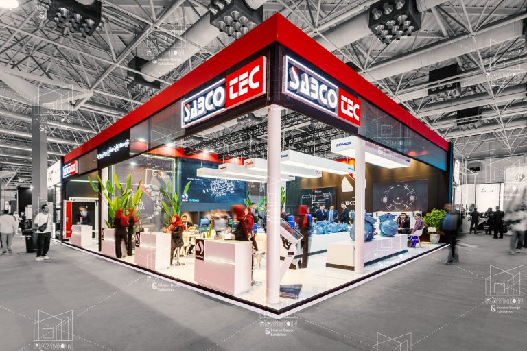 طراحی و ساخت غرفه صابکوتک سال 1404