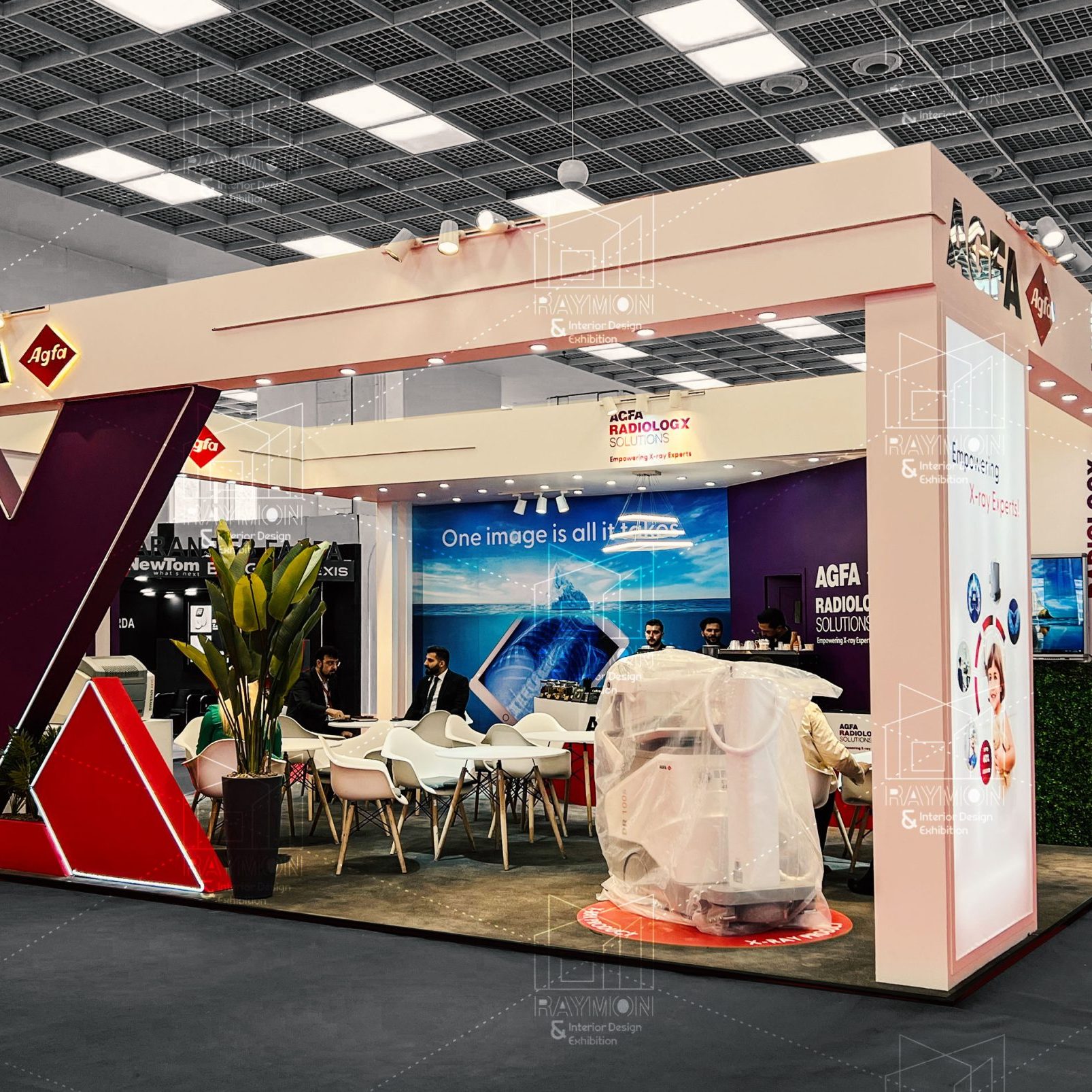 طراحی و ساخت غرفه آگفا سال 1404