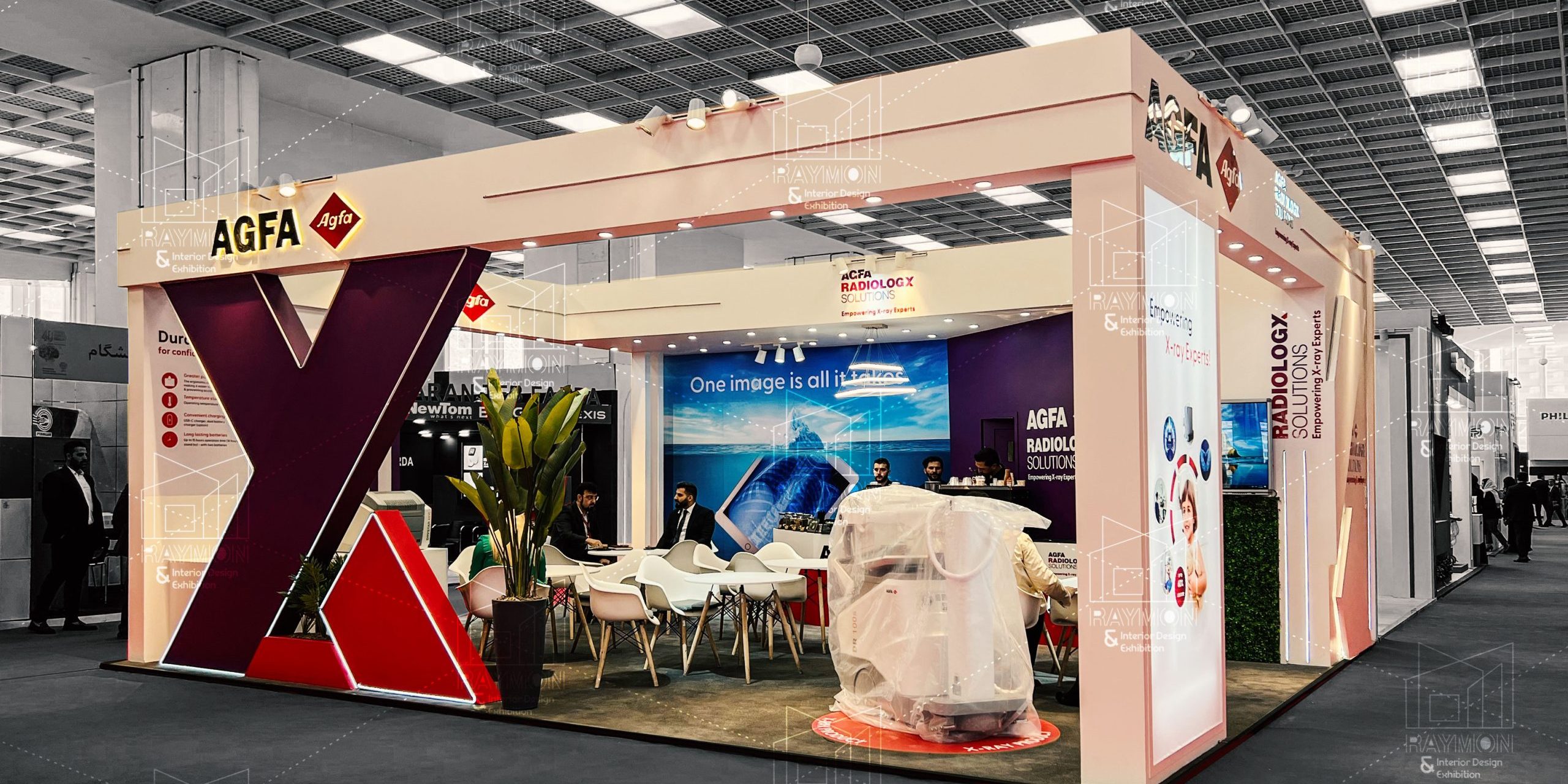 طراحی و ساخت غرفه آگفا سال 1404