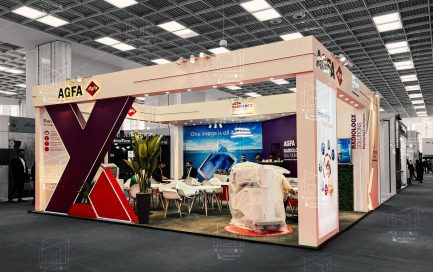 طراحی و ساخت غرفه آگفا سال 1404