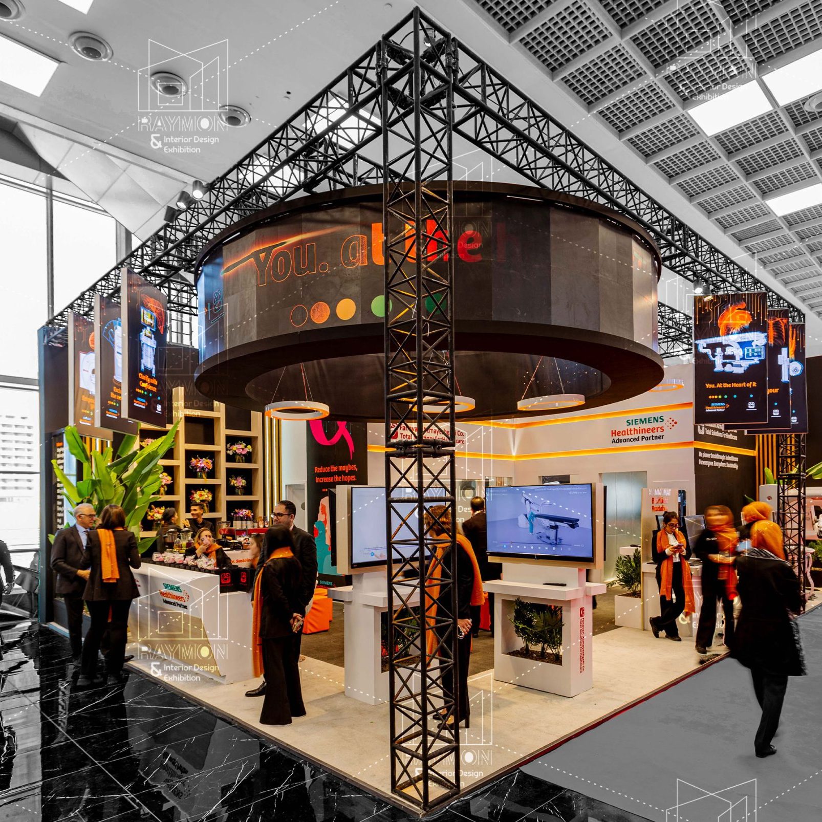 طراحی و ساخت غرفه زیمنس سال 1404