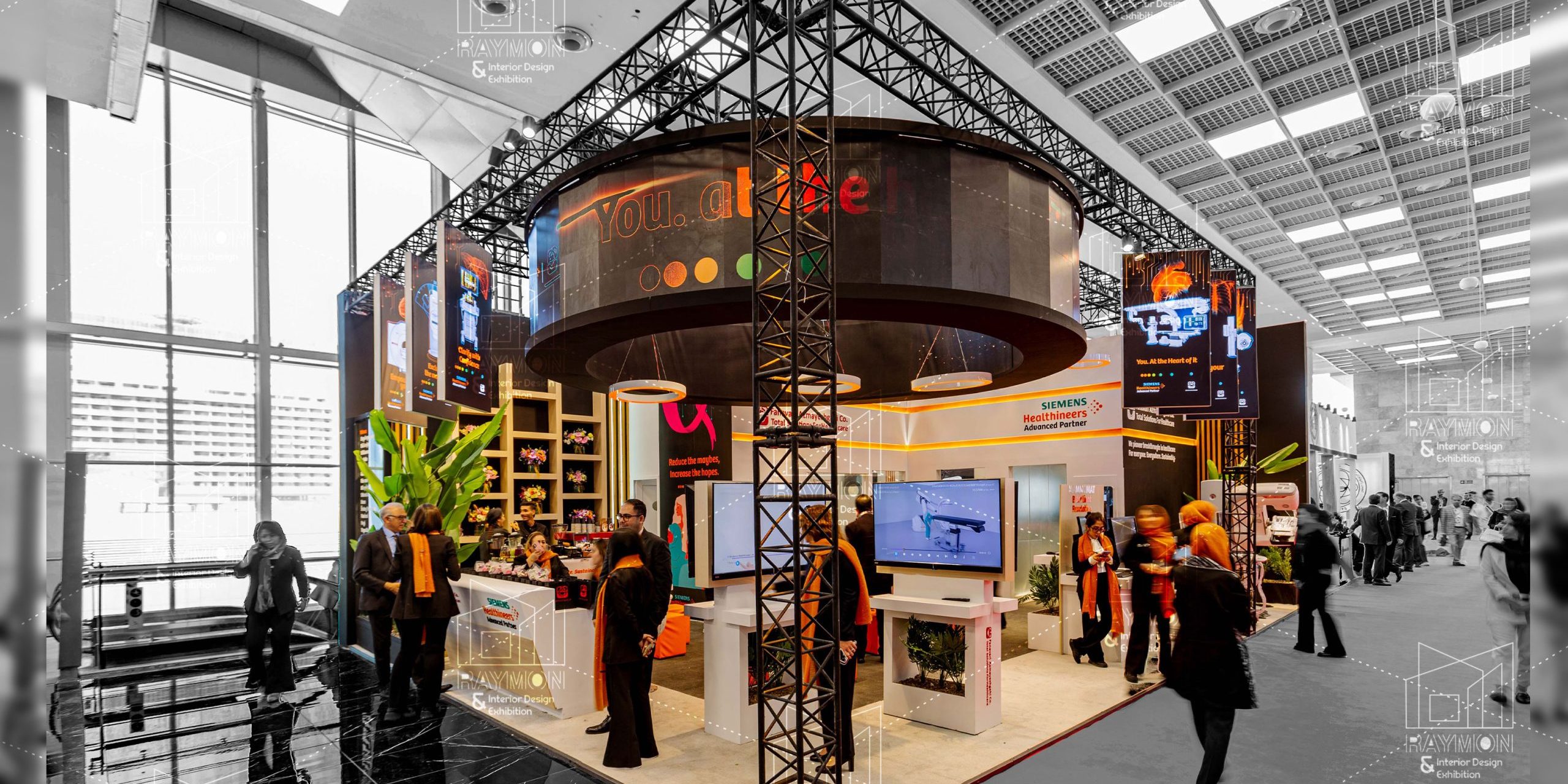 طراحی و ساخت غرفه زیمنس سال 1404