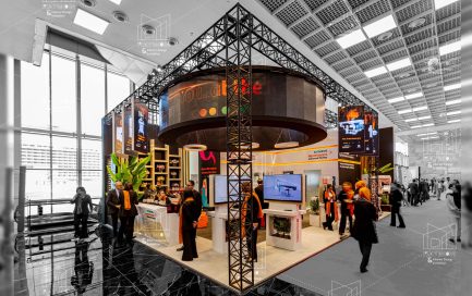 طراحی و ساخت غرفه زیمنس سال 1404