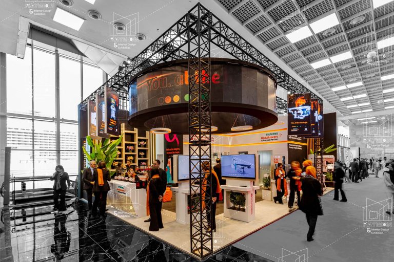 زیمنس طراحی و ساخت غرفه زیمنس سال 1404