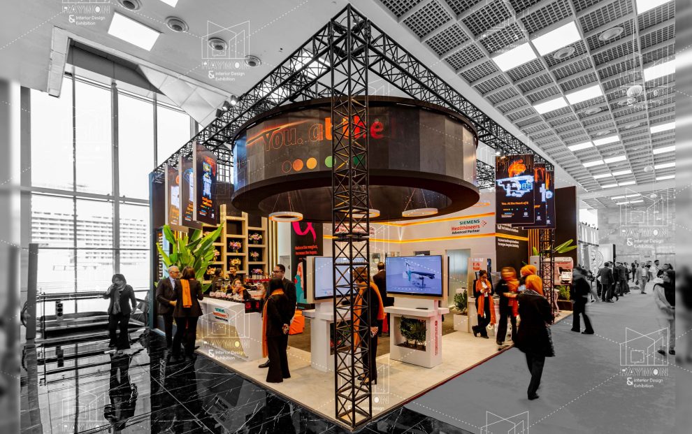 طراحی و ساخت غرفه زیمنس سال 1404