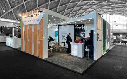 طراحی و ساخت غرفه کهک گستر سال 1404