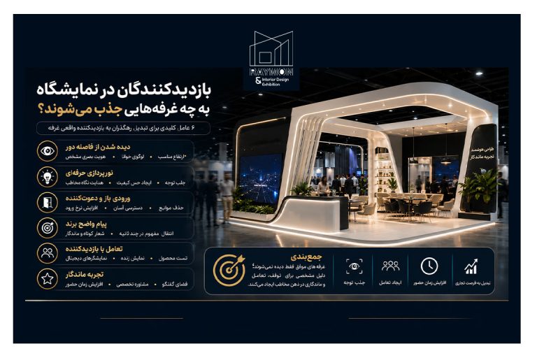 بازدیدکنندگان در نمایشگاه به چه غرفههایی جذب میشوند؟ بازدیدکنندگان در نمایشگاه به چه غرفههایی جذب میشوند؟