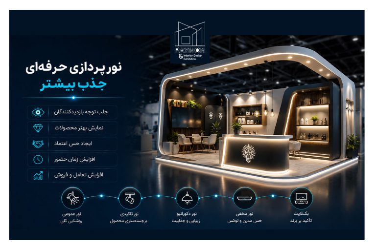 تاثیر نورپردازی بر رفتار بازدیدکنندگان نمایشگاه تاثیر نورپردازی بر رفتار بازدیدکنندگان نمایشگاه